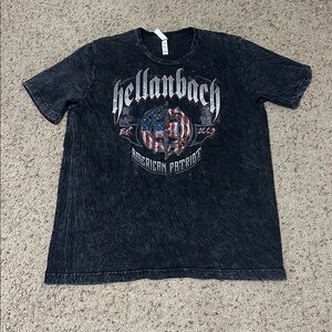 Hellanbach Black American Patriot Graphic Tee